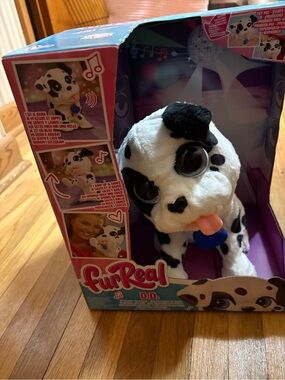 FurReal D.D. Interactive Dalmatian Plush Toy - White & Black